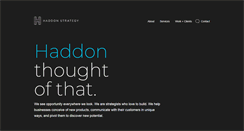 Desktop Screenshot of haddonstrategy.com