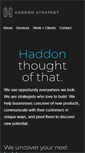 Mobile Screenshot of haddonstrategy.com