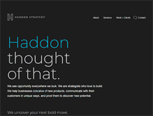 Tablet Screenshot of haddonstrategy.com